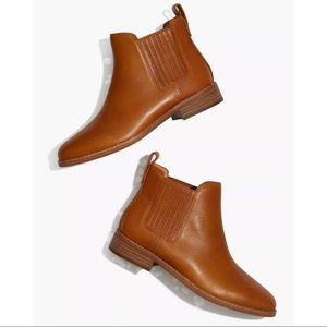 Madewell Ainsley Chelsea Boot, English Saddle (brown)